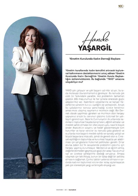 Business Life - Hande Yaşargil Röportajı