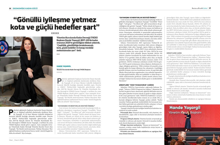 Business World Global - Şirketlere YKKD’ye Başvurun Çağrısı